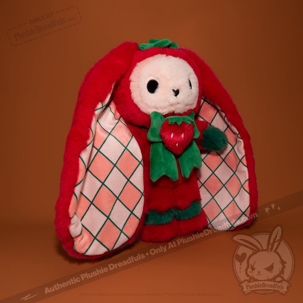 Strawbunny Rabbit - Plush Stuffed Animal