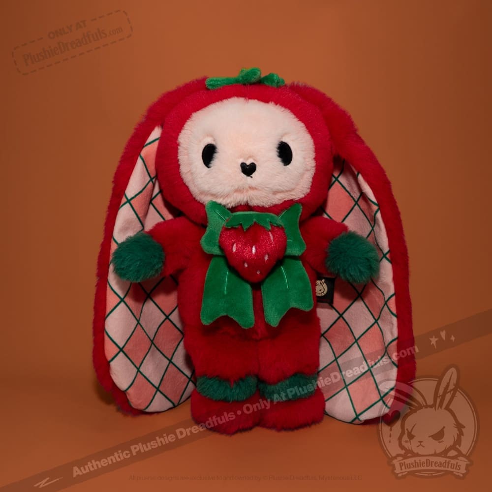 Strawbunny Rabbit - Plush Stuffed Animal