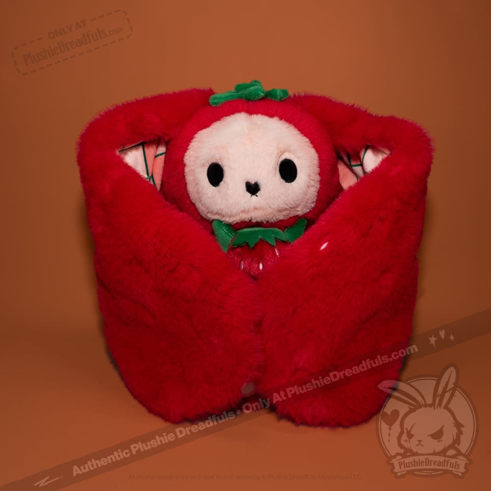 Strawbunny Rabbit - Plush Stuffed Animal