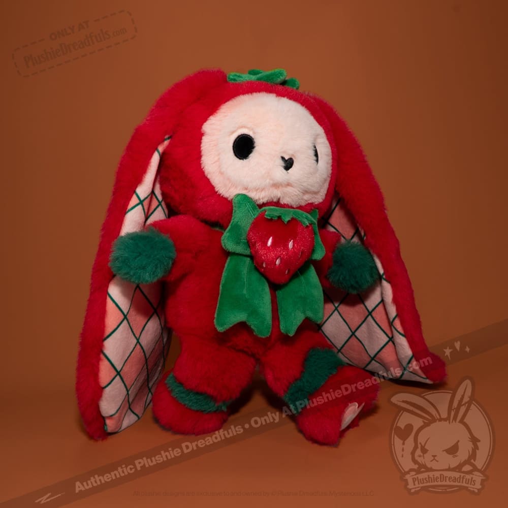 Strawbunny Rabbit - Plush Stuffed Animal