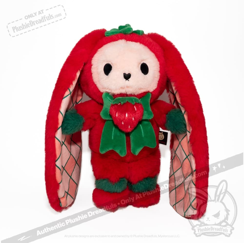 Strawbunny Rabbit - Plush Stuffed Animal