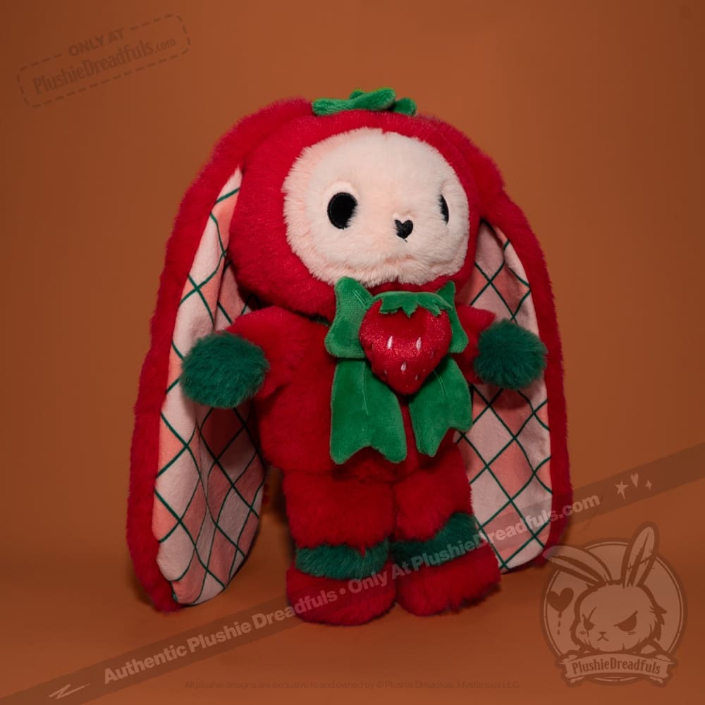 Strawbunny Rabbit - Plush Stuffed Animal