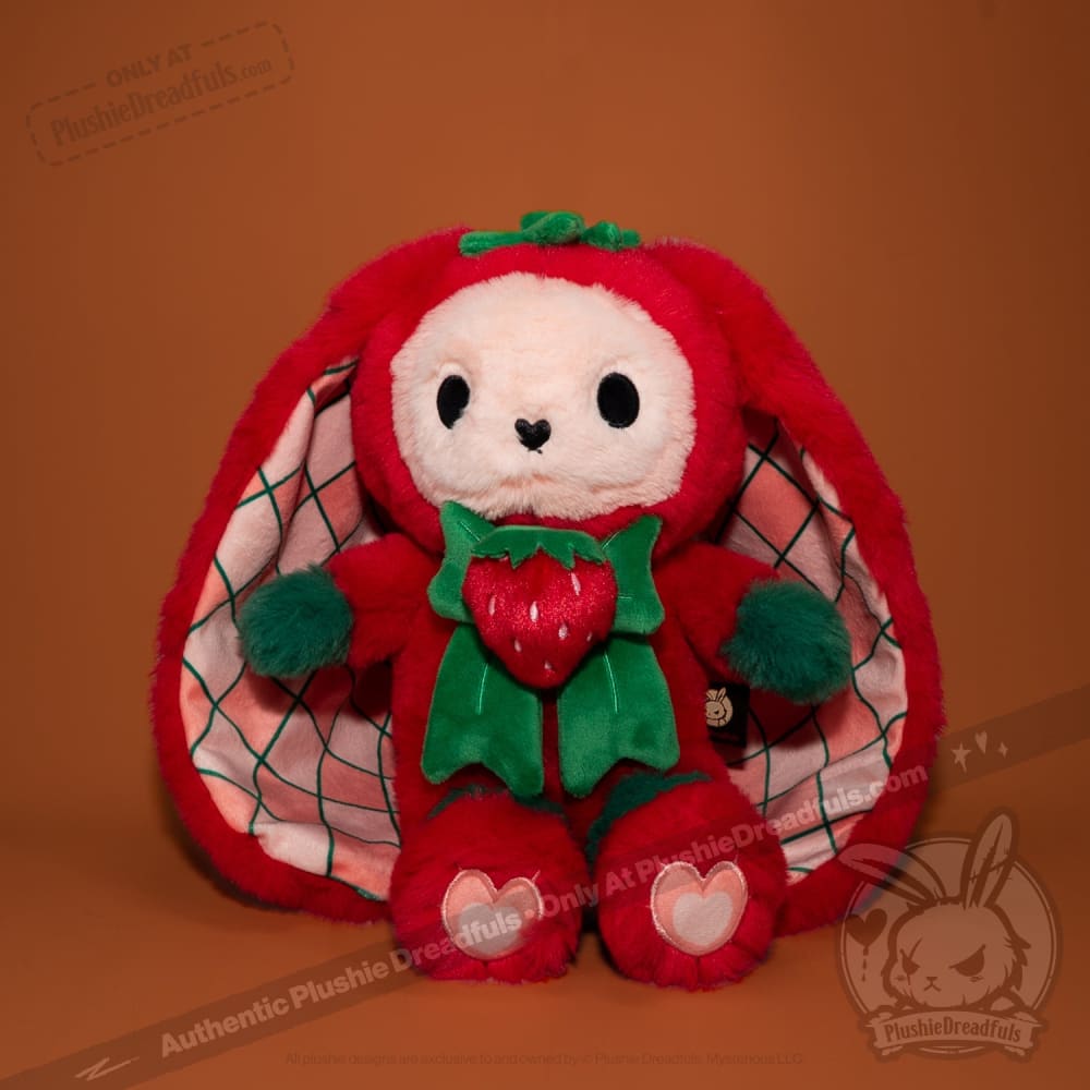 Strawbunny Rabbit - Plush Stuffed Animal