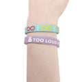Too Loud For This Bunny Glow in the Dark Bracelet Set