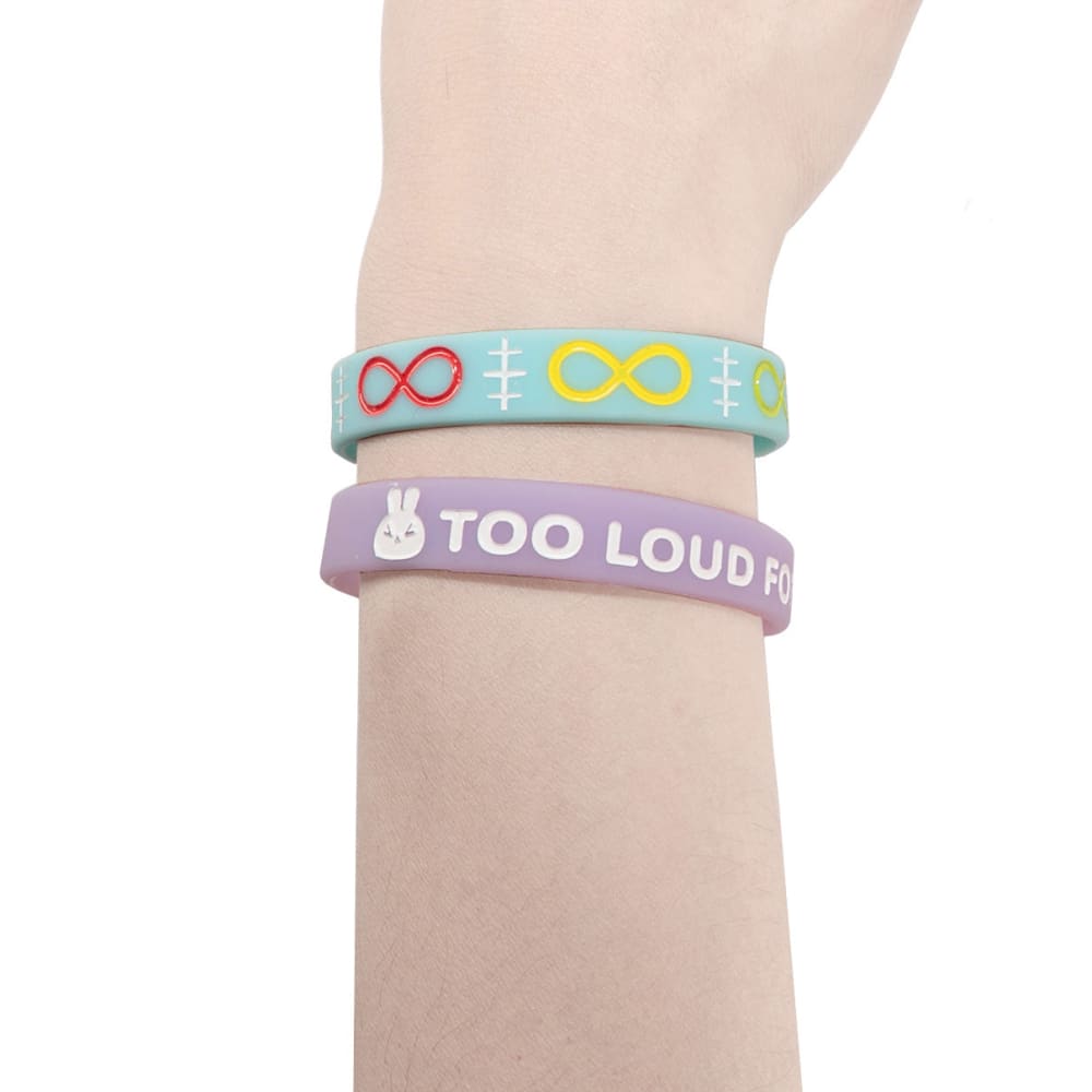 Too Loud For This Bunny Glow in the Dark Bracelet Set