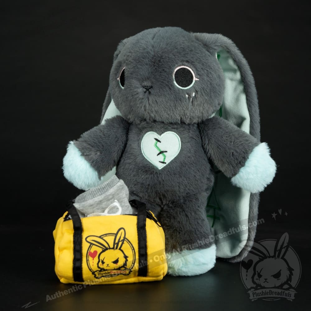 Trust Issues Bunny Grey Edition - Plush Stuffed Animal