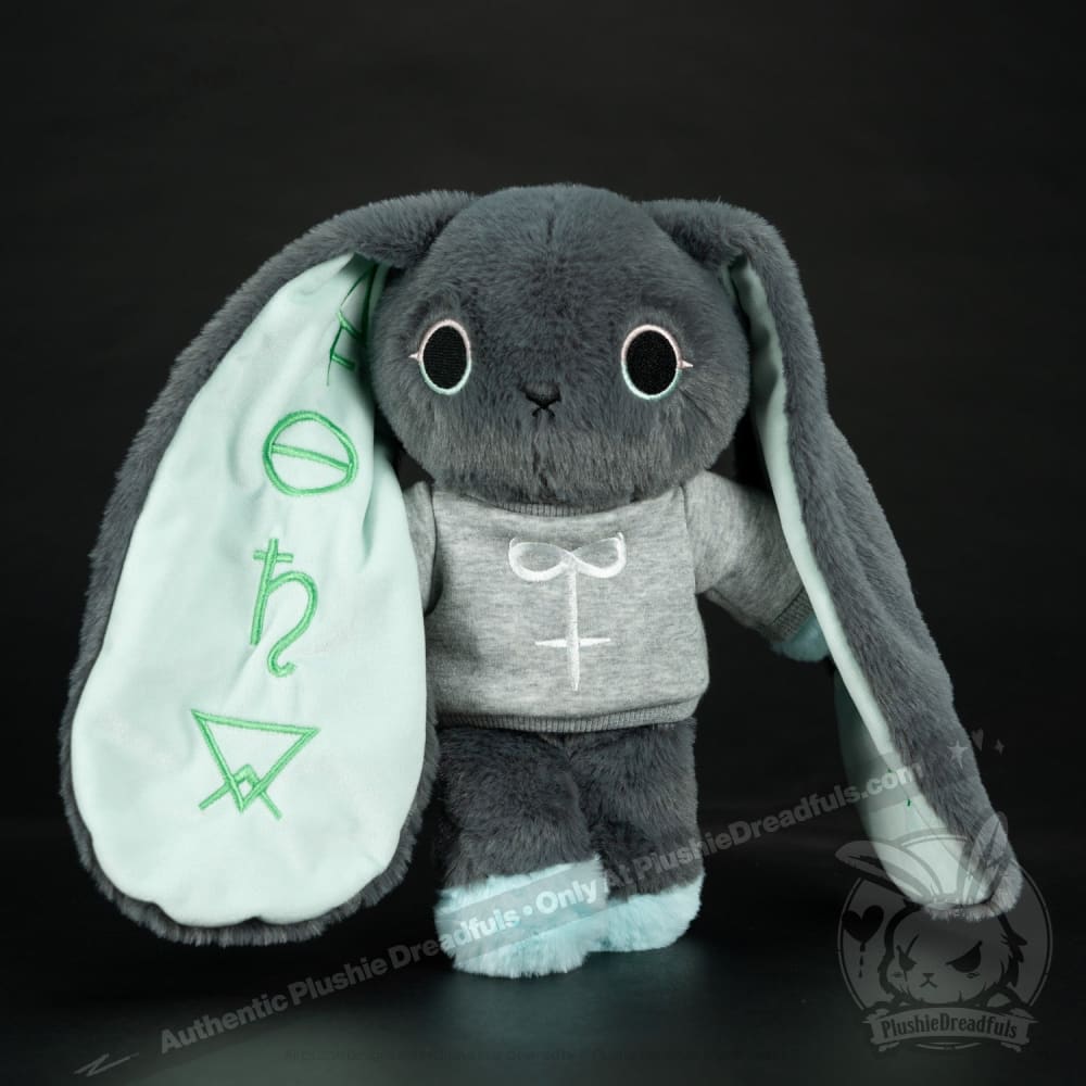 Trust Issues Bunny Grey Edition - Plush Stuffed Animal