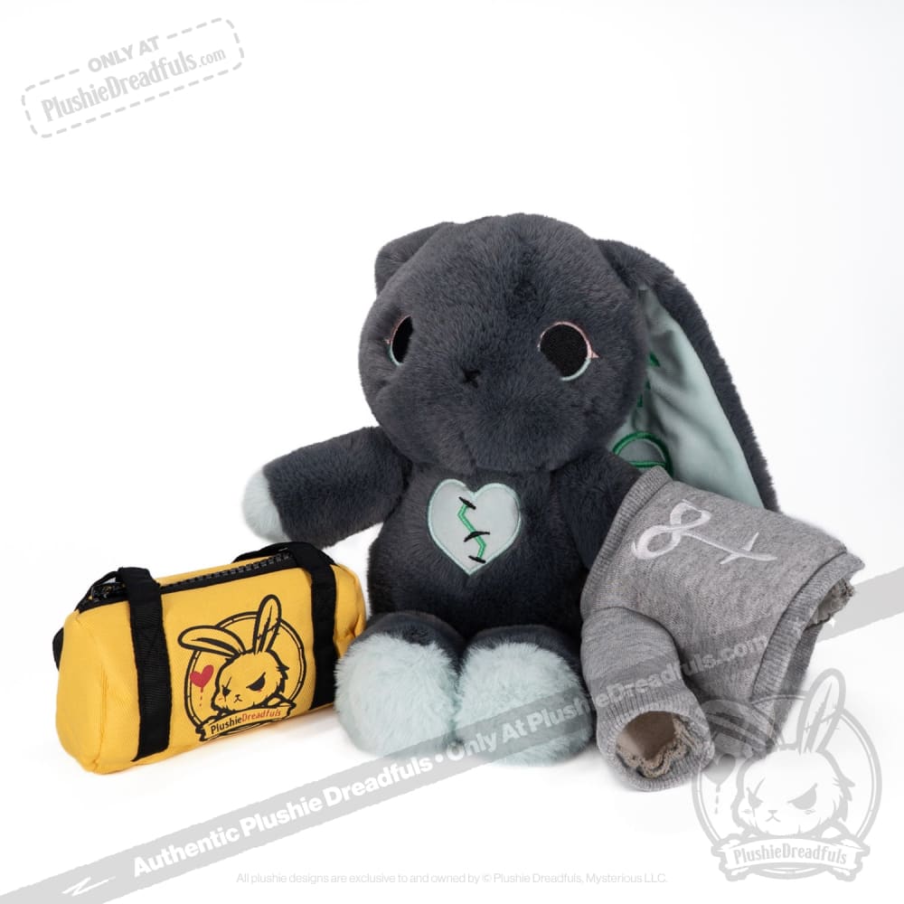 Trust Issues Bunny Grey Edition - Plush Stuffed Animal
