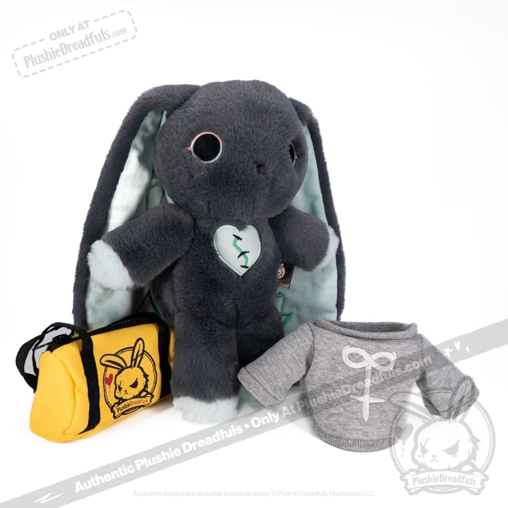 Trust Issues Bunny Grey Edition - Plush Stuffed Animal