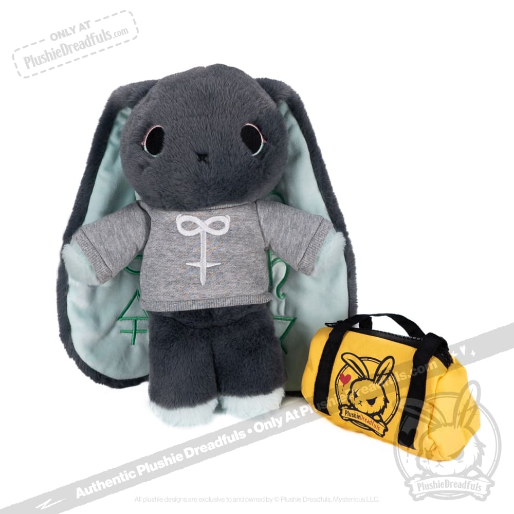 Trust Issues Bunny Grey Edition - Plush Stuffed Animal