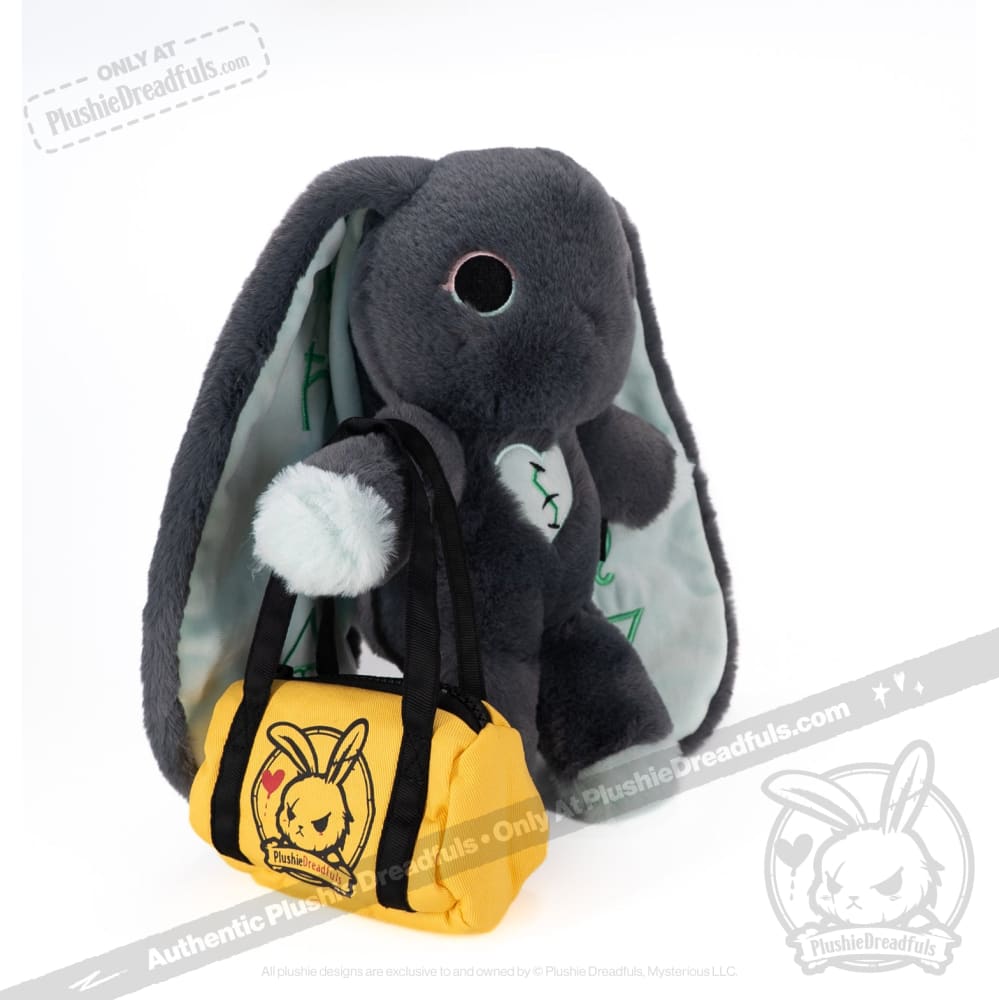Trust Issues Bunny Grey Edition - Plush Stuffed Animal
