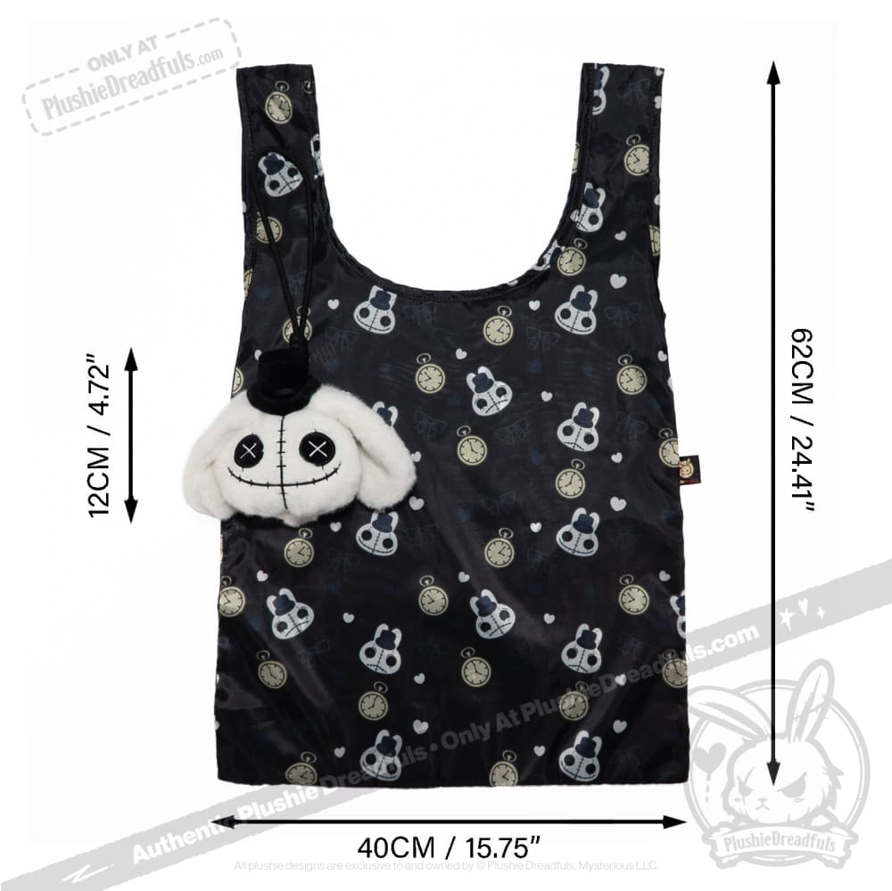 Victorian McGee - White Rabbit Reusable Shopping Bag Accessory