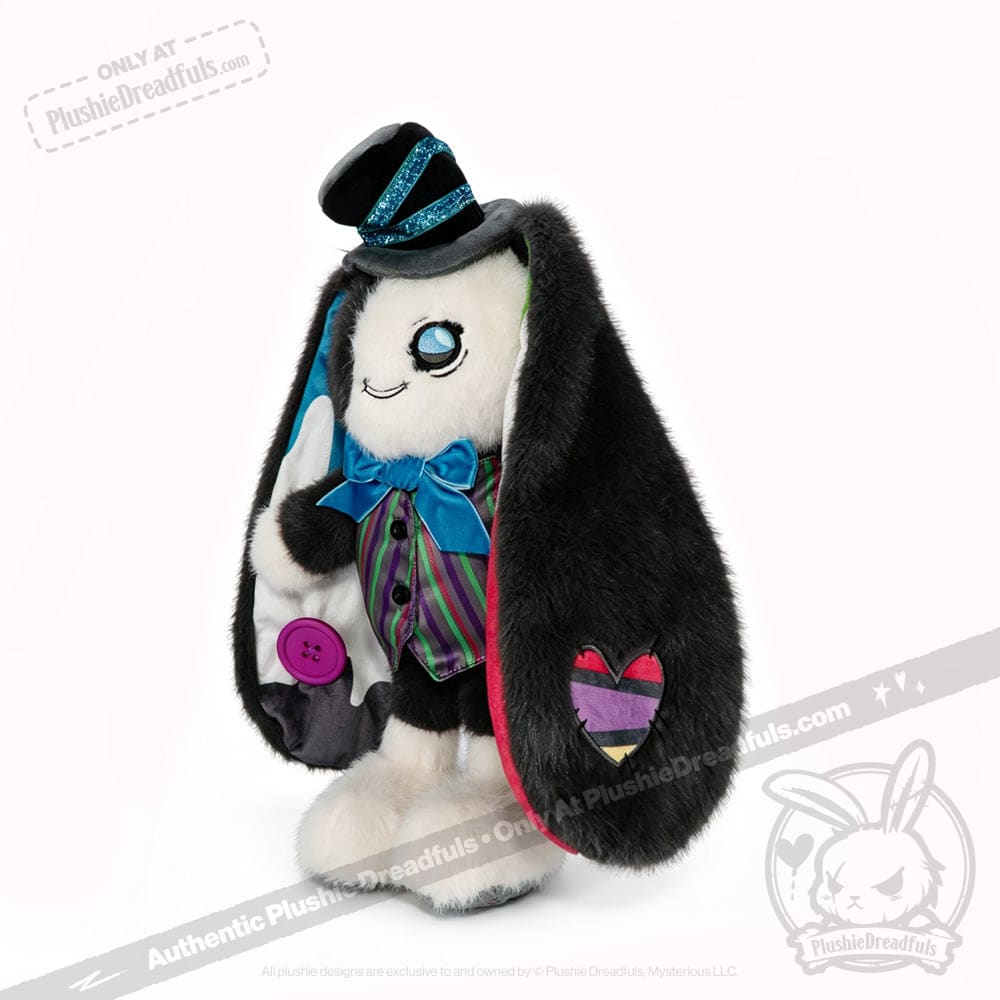 Victorian McGee's ADHD Acceptance Mad Hatter Hare Plush Stuffed Animal