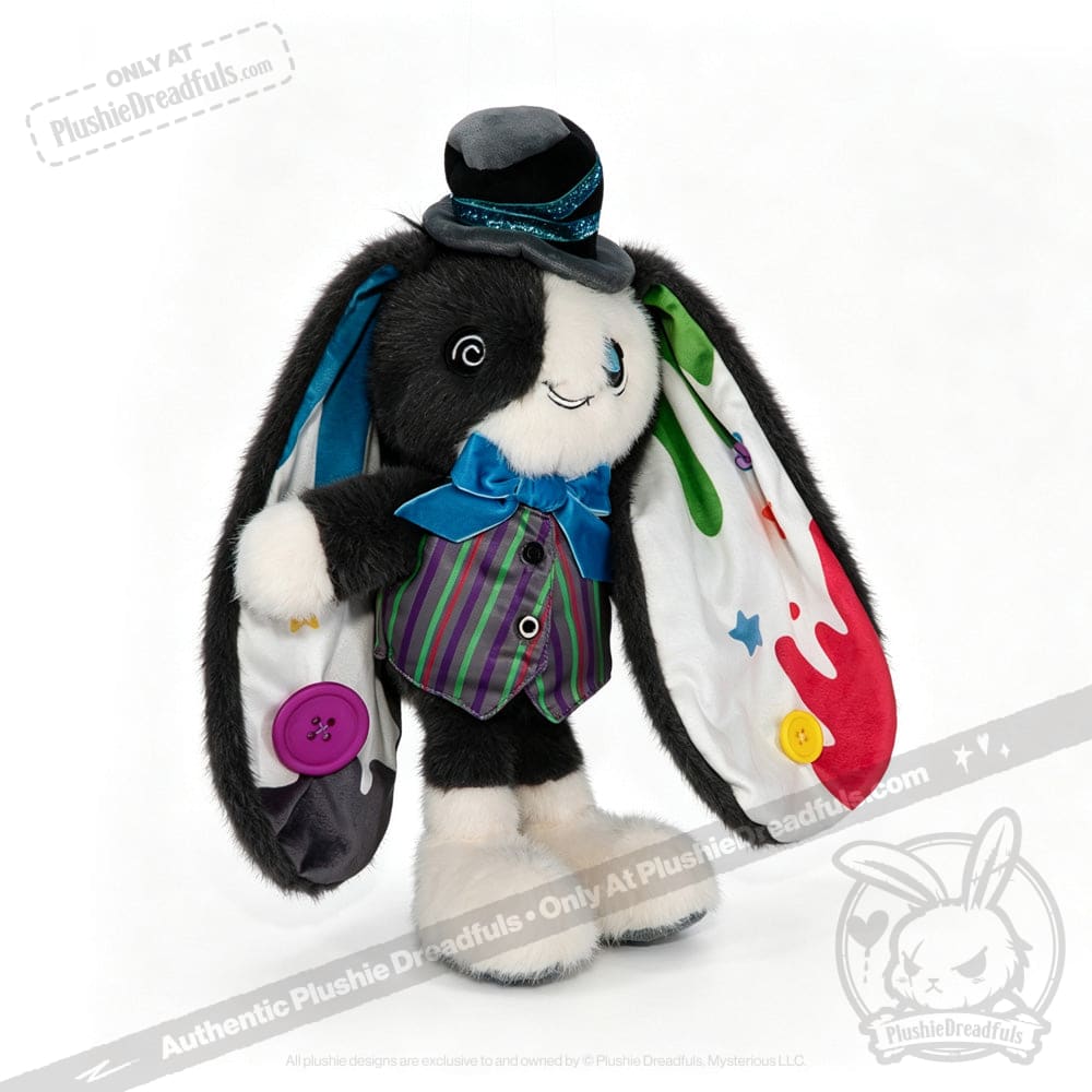 Victorian McGee's ADHD Acceptance Mad Hatter Hare Plush Stuffed Animal