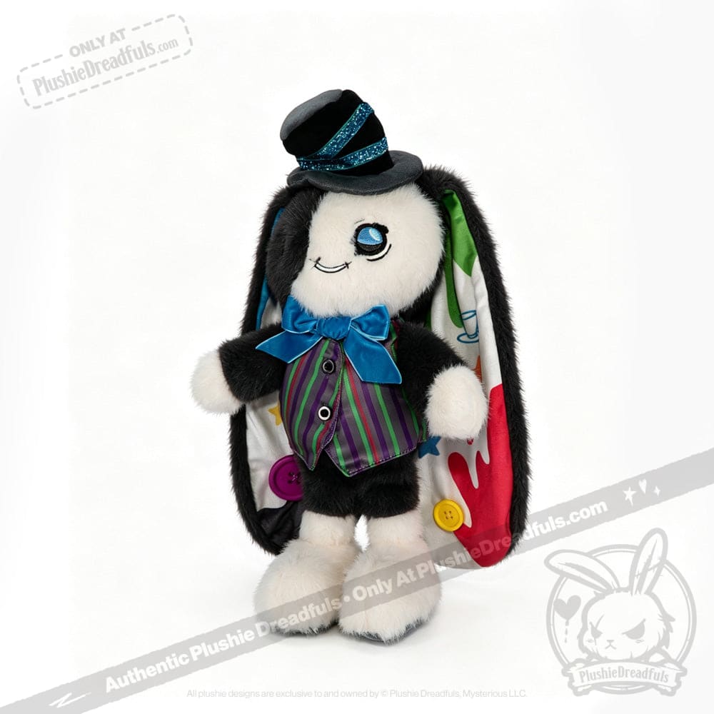 Victorian McGee's ADHD Acceptance Mad Hatter Hare Plush Stuffed Animal