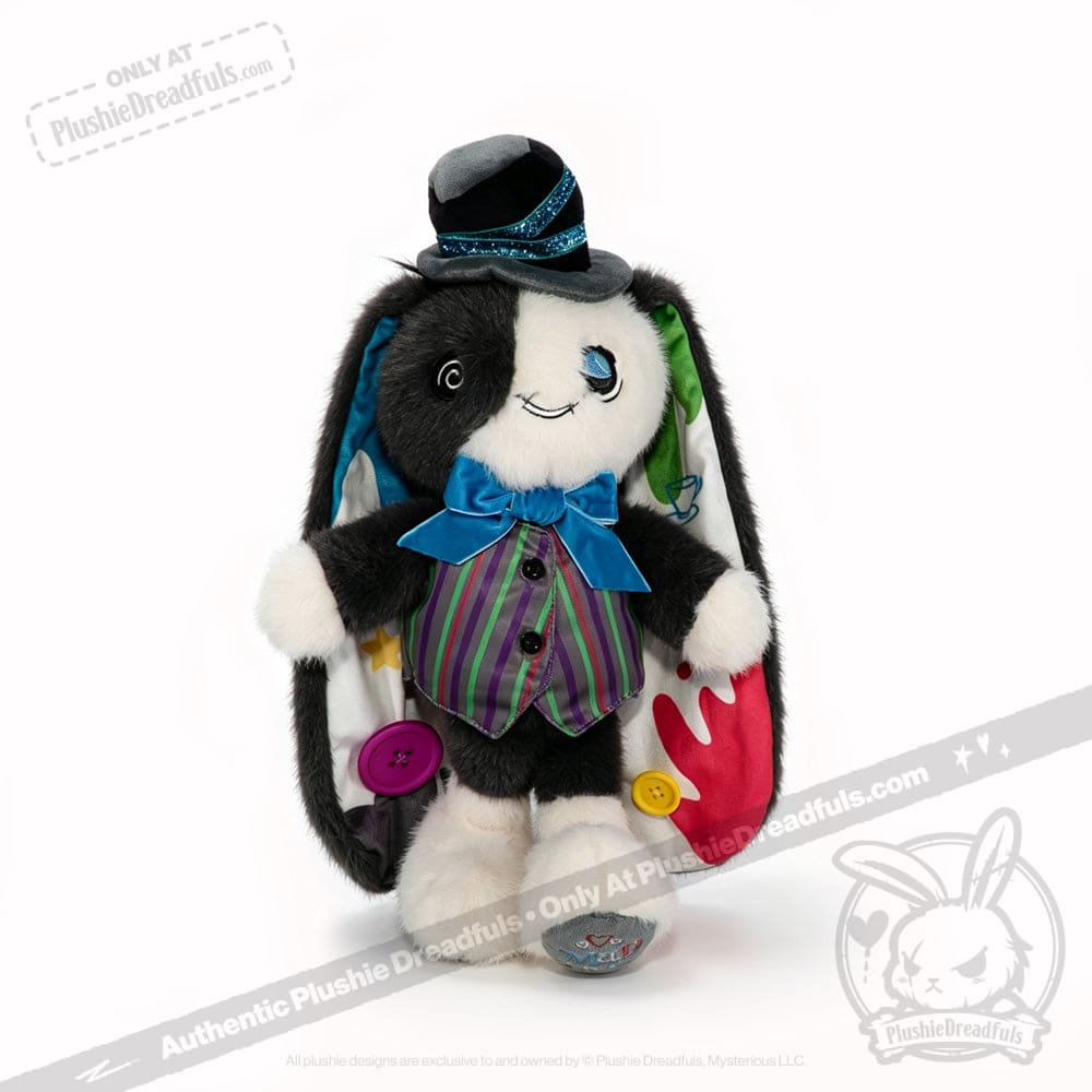Victorian McGee's ADHD Acceptance Mad Hatter Hare Plush Stuffed Animal