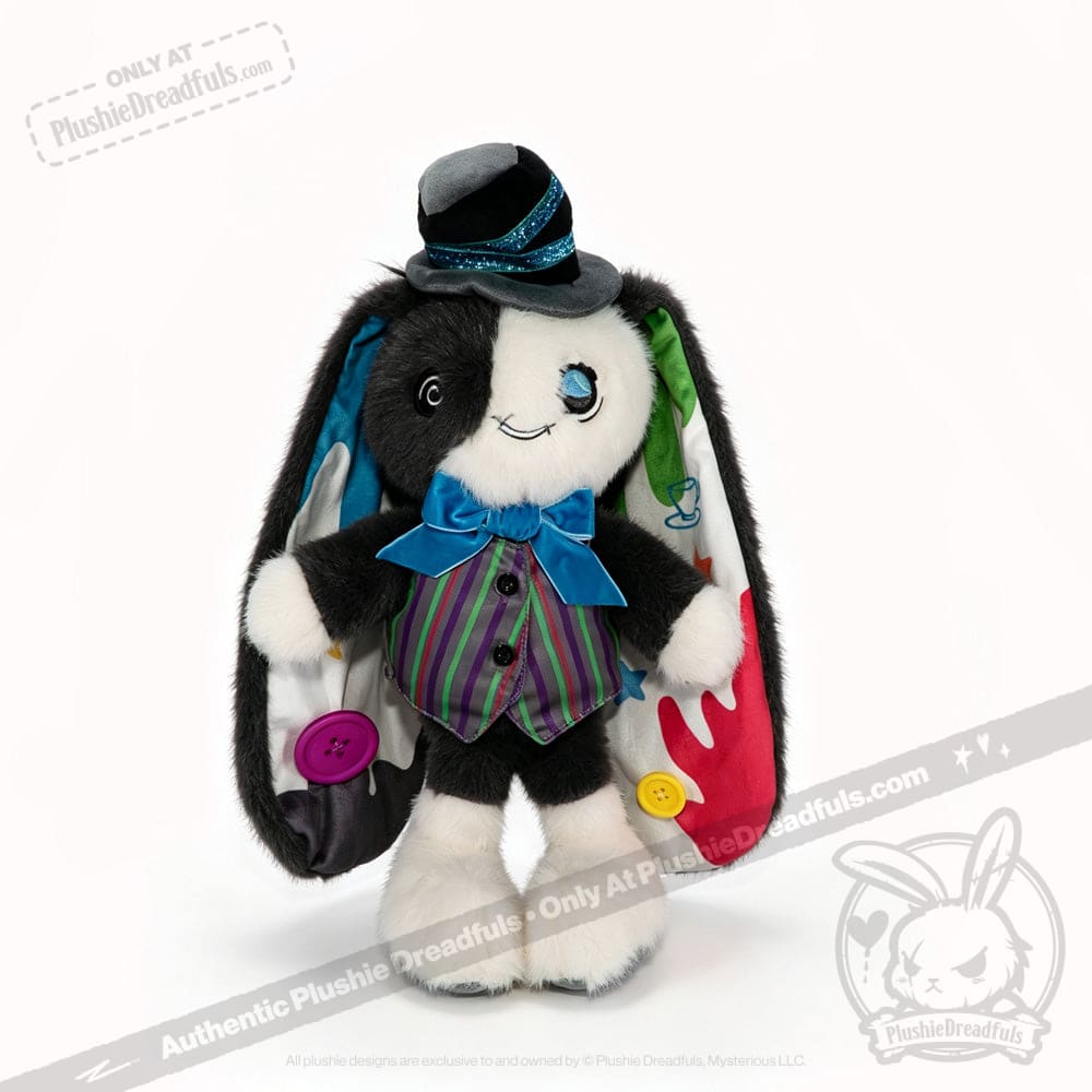 Victorian McGee's ADHD Acceptance Mad Hatter Hare Plush Stuffed Animal