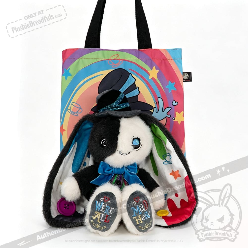 Victorian McGee's ADHD Acceptance Mad Hatter Hare Plush Stuffed Animal