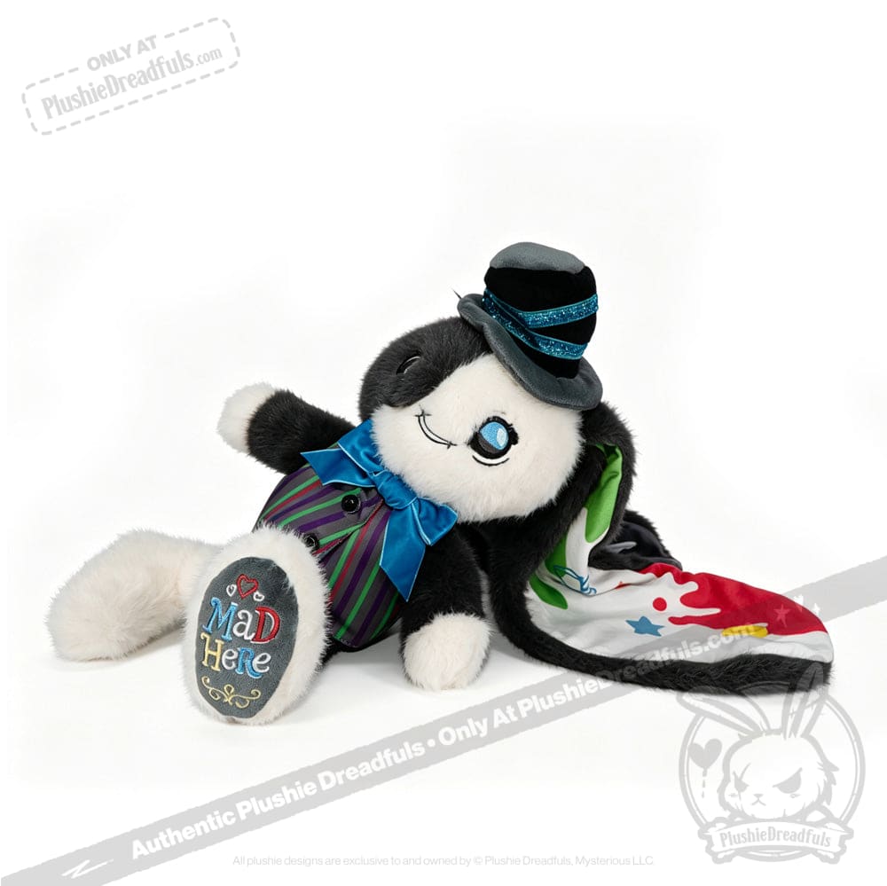 Victorian McGee's ADHD Acceptance Mad Hatter Hare Plush Stuffed Animal