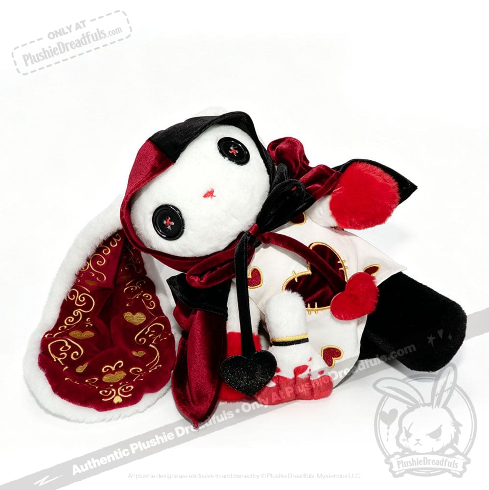 Victorian McGee's Card Guard Rabbit Plush Stuffed Animal