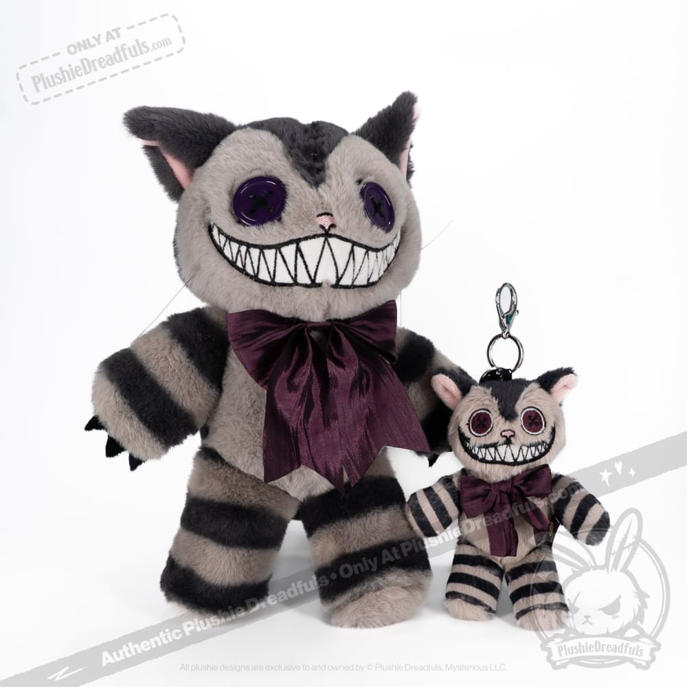 Victorian McGee's Cheshire Cat Plush Keychain Accessory