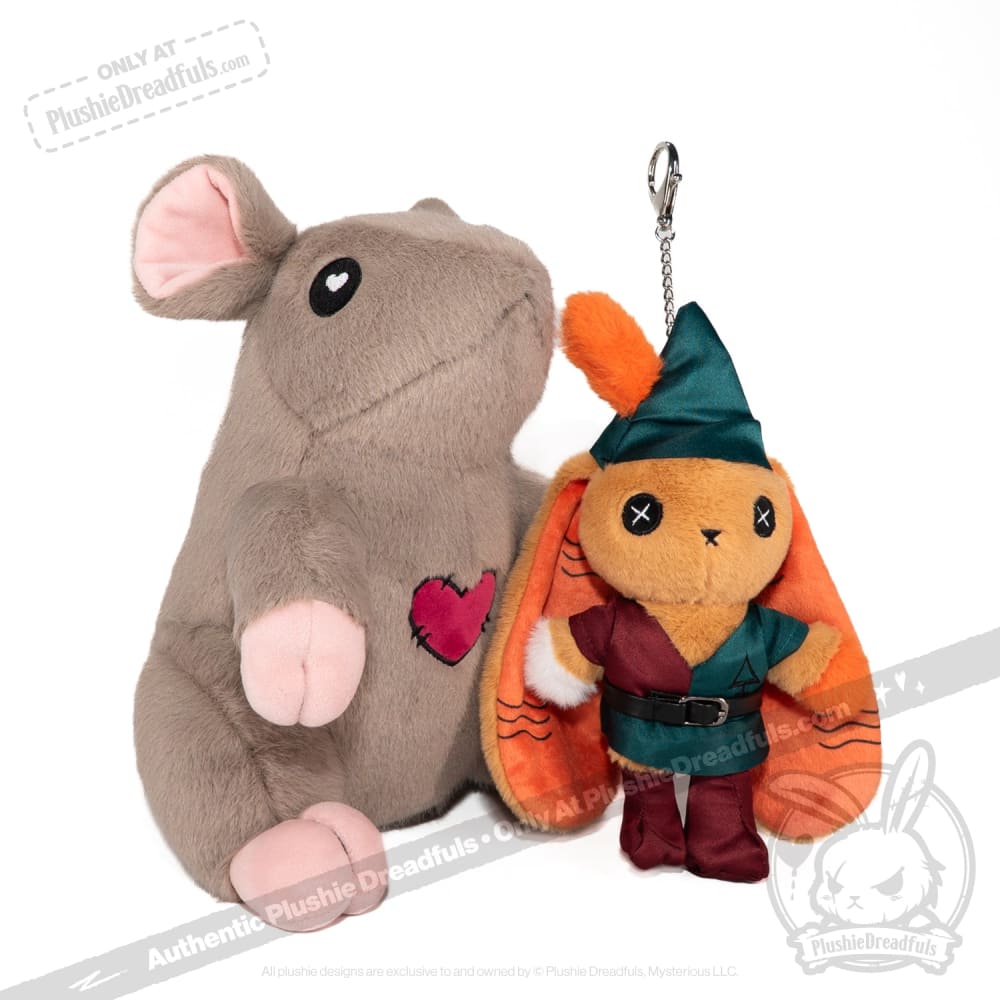 Victorian McGee's Fairytales  - Pied Piper and Rat Plush Stuffed Animal