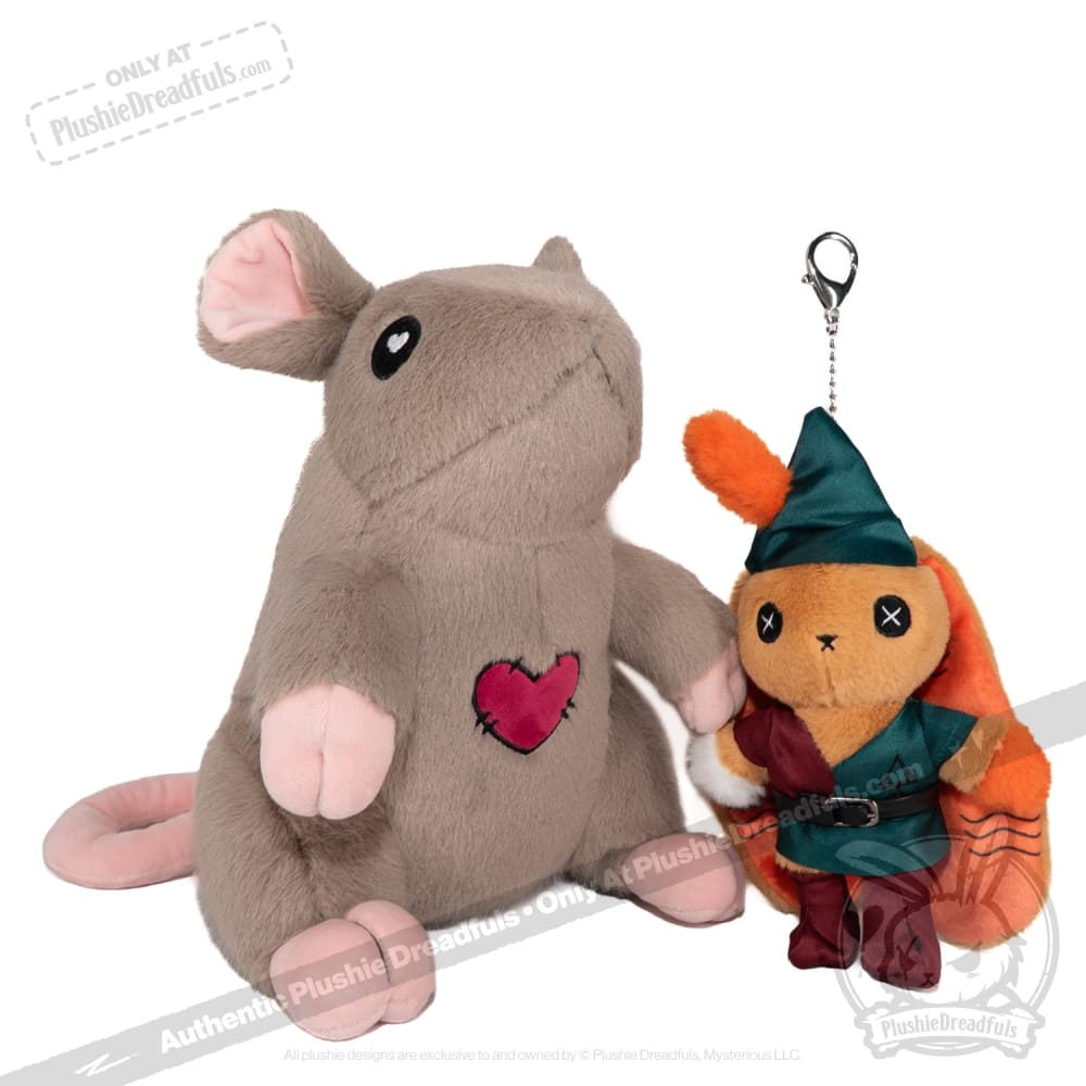 Victorian McGee's Fairytales  - Pied Piper and Rat Plush Stuffed Animal