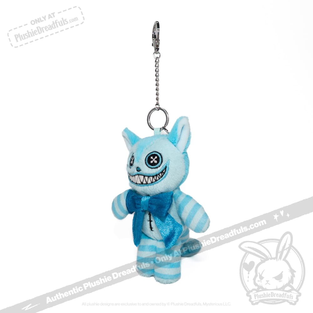 Victorian McGee's Frosty Cheshire Cat Plush Keychain Accessory