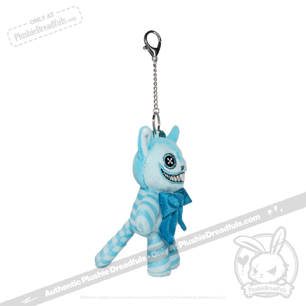 Victorian McGee's Frosty Cheshire Cat Plush Keychain Accessory