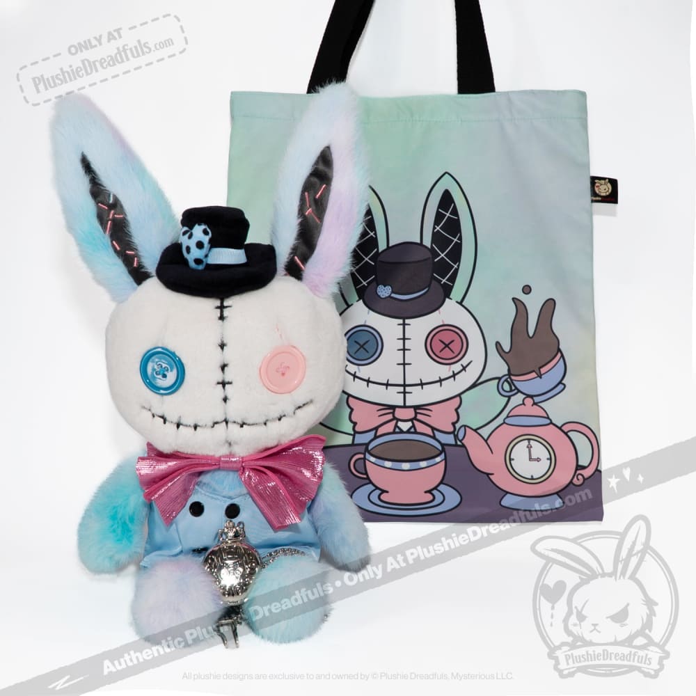 Victorian McGee's Harajuku White Rabbit - Plush Stuffed Animal
