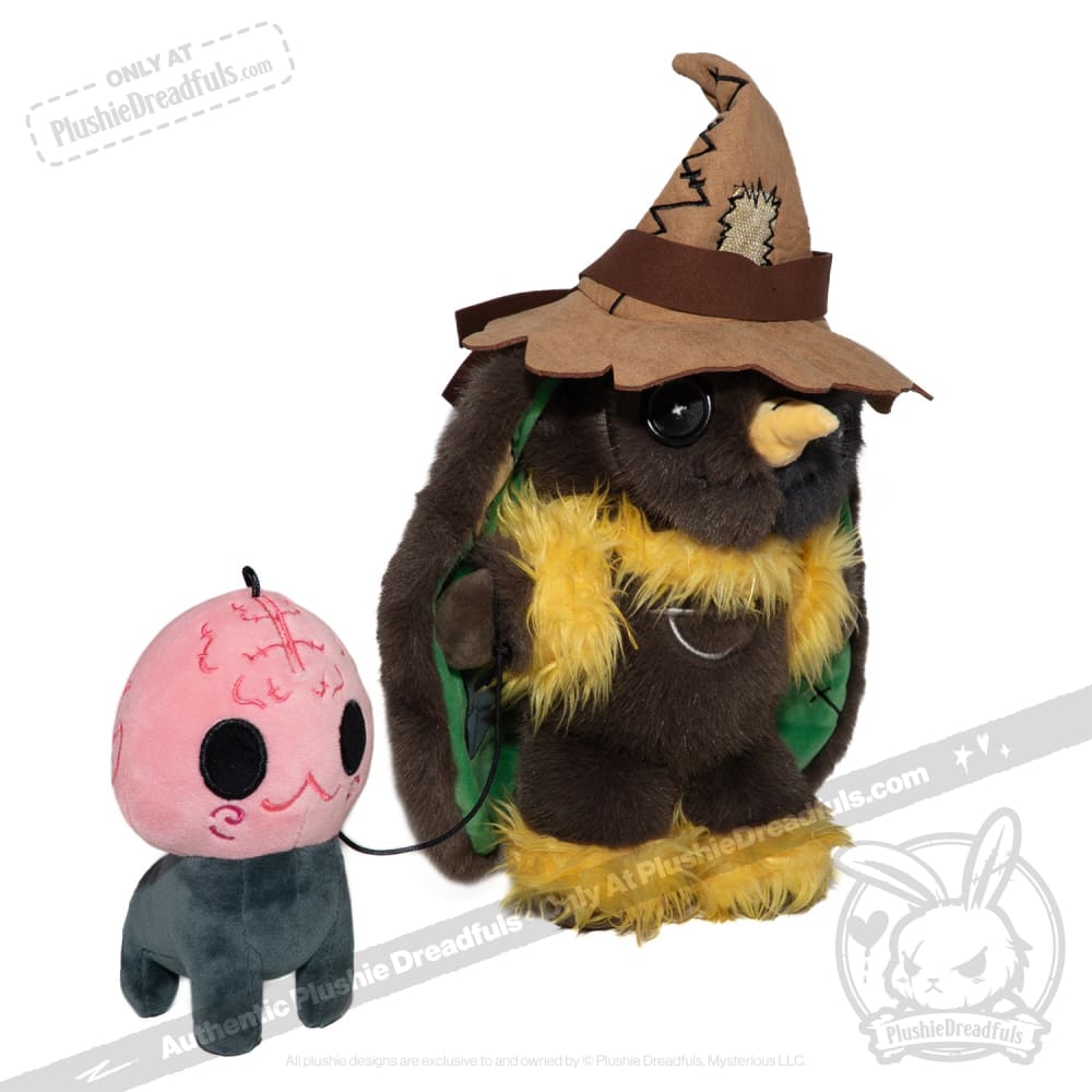 Victorian McGee's Oz - Scarecrow and Brain Pup - Plush Stuffed Animal
