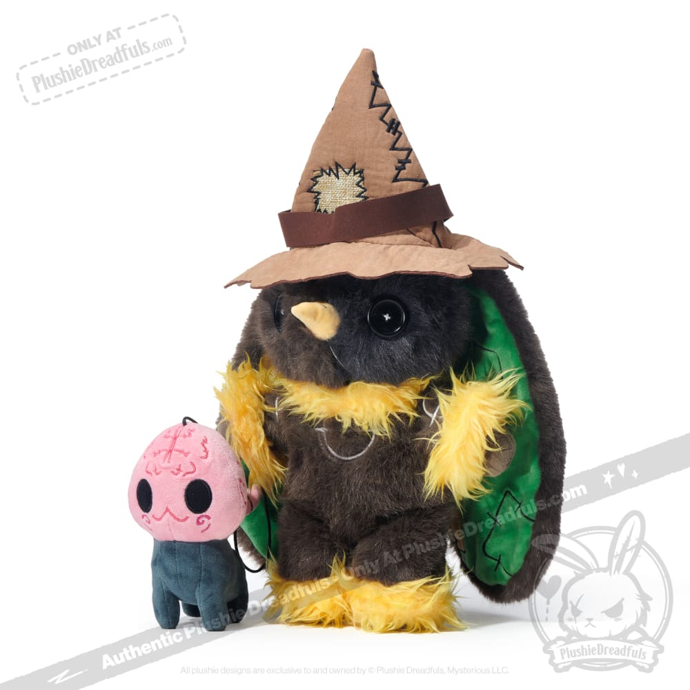 Victorian McGee's Oz - Scarecrow and Brain Pup - Plush Stuffed Animal