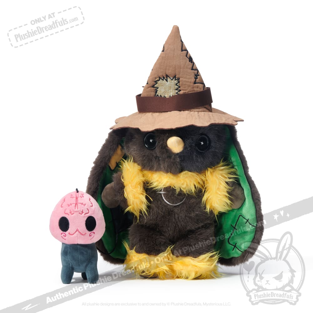 Victorian McGee's Oz - Scarecrow and Brain Pup - Plush Stuffed Animal