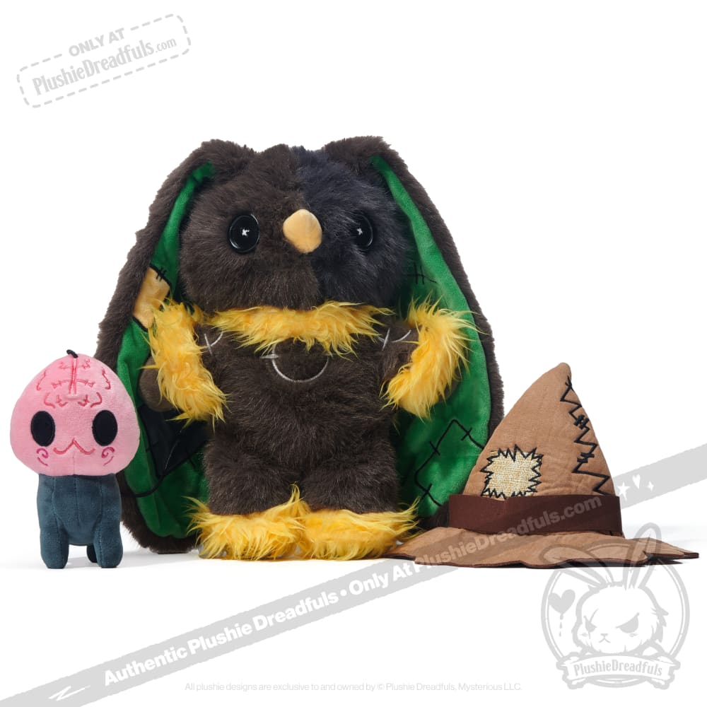 Victorian McGee's Oz - Scarecrow and Brain Pup - Plush Stuffed Animal