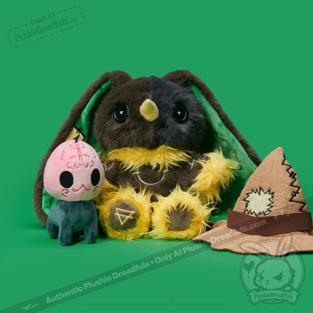 Victorian McGee's Oz - Scarecrow and Brain Pup - Plush Stuffed Animal