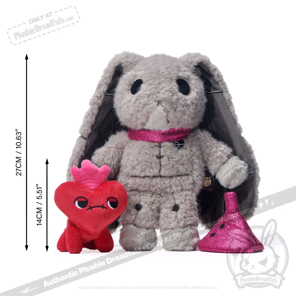 Victorian McGee's Oz - Tin man and Heart Pup - Plush Stuffed Animal