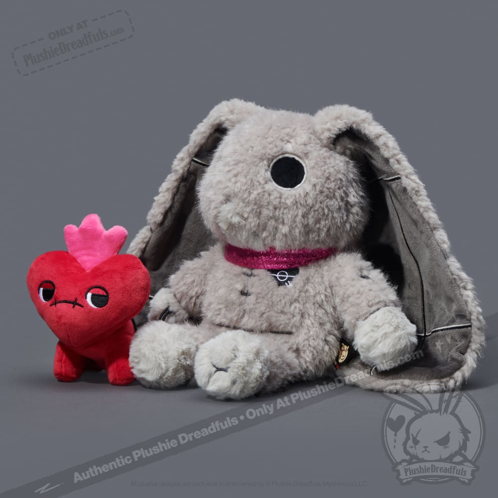 Victorian McGee's Oz - Tin man and Heart Pup - Plush Stuffed Animal