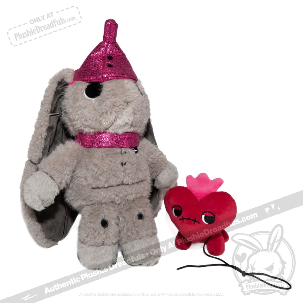 Victorian McGee's Oz - Tin man and Heart Pup - Plush Stuffed Animal