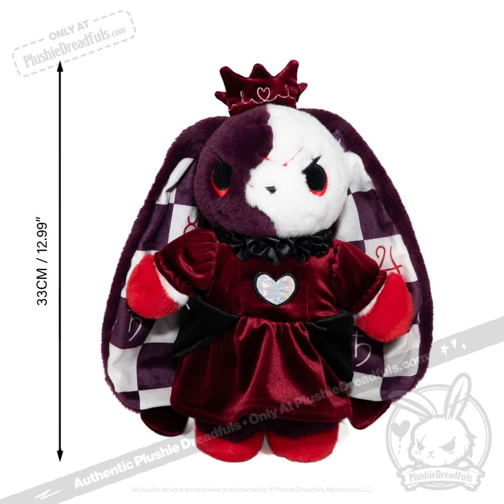 Victorian McGee's Queen of Hearts Rabbit Plush Stuffed Animal