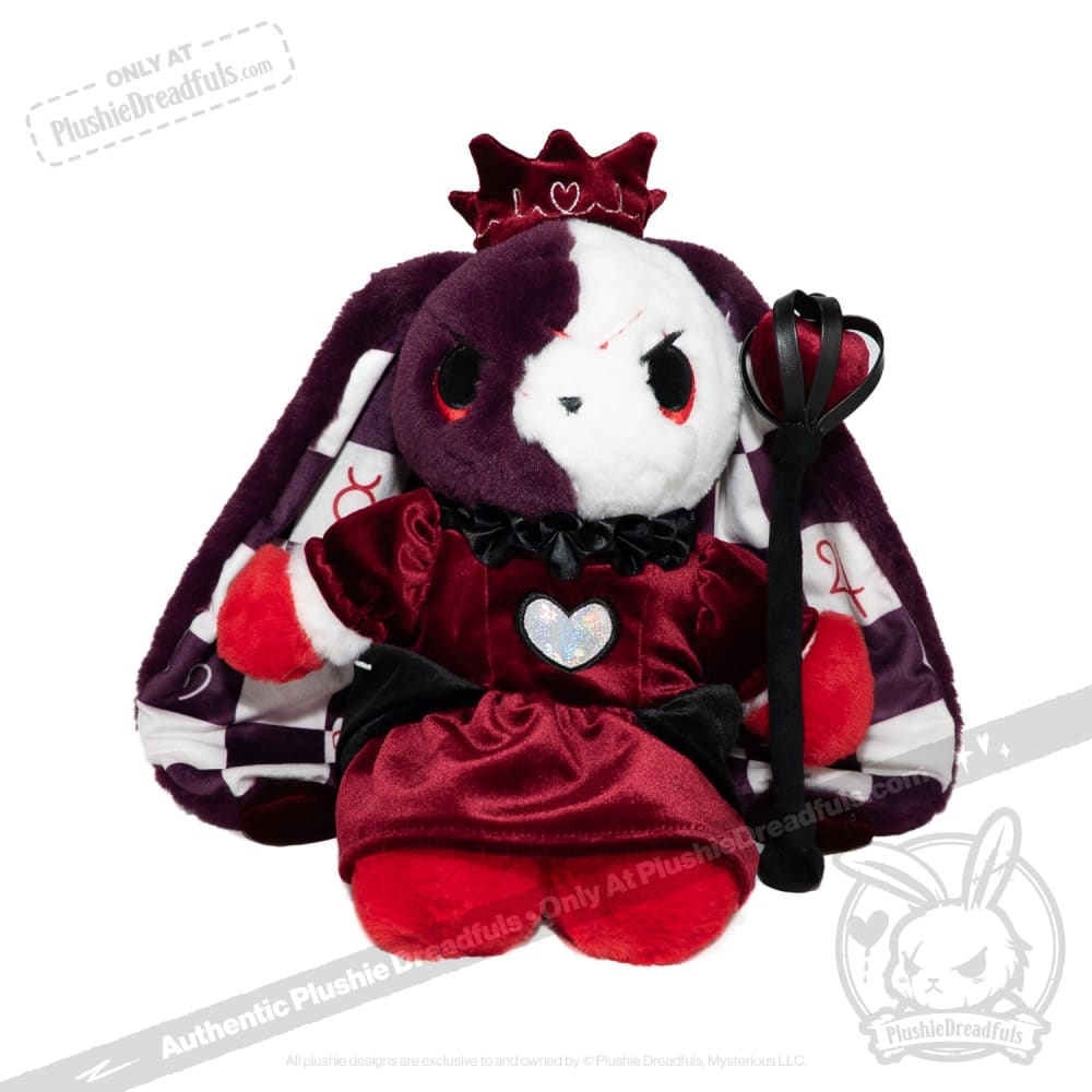 Victorian McGee's Queen of Hearts Rabbit Plush Stuffed Animal