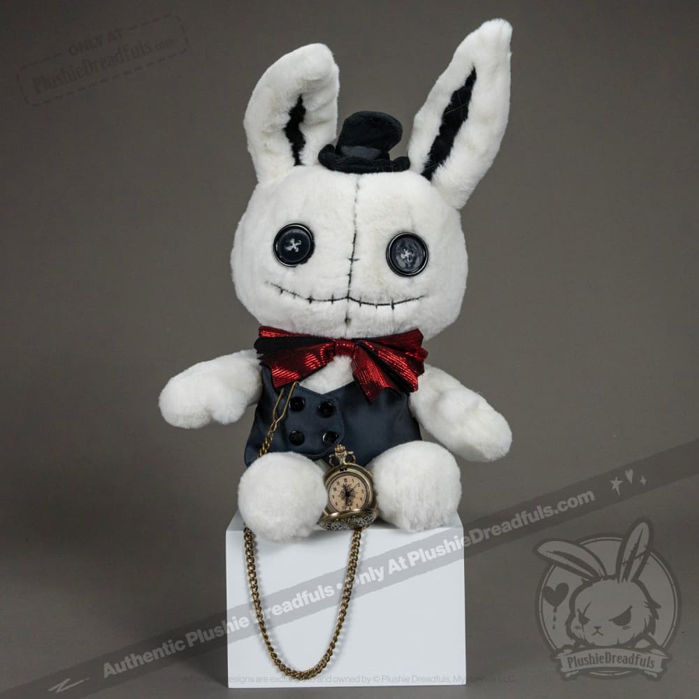 Victorian McGee's White Rabbit - Plush Stuffed Animal