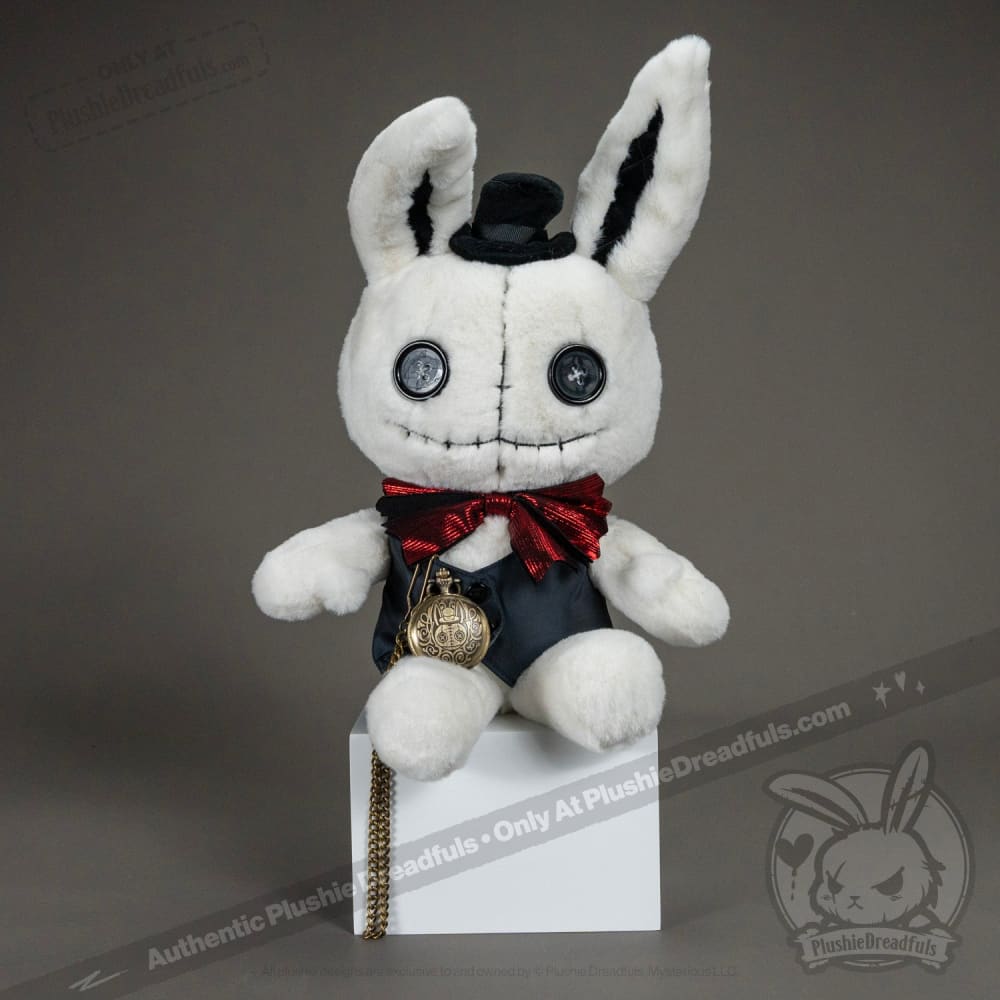 Victorian McGee's White Rabbit - Plush Stuffed Animal