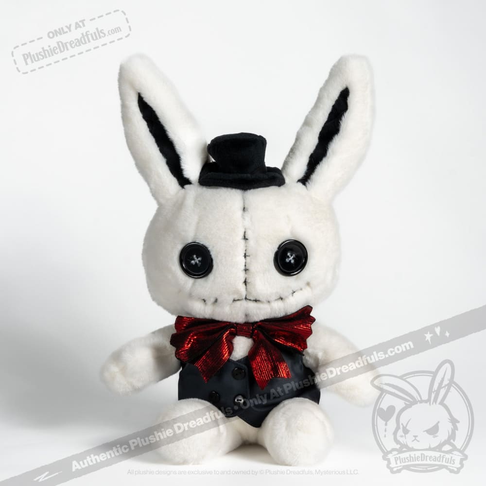 Victorian McGee's White Rabbit - Plush Stuffed Animal