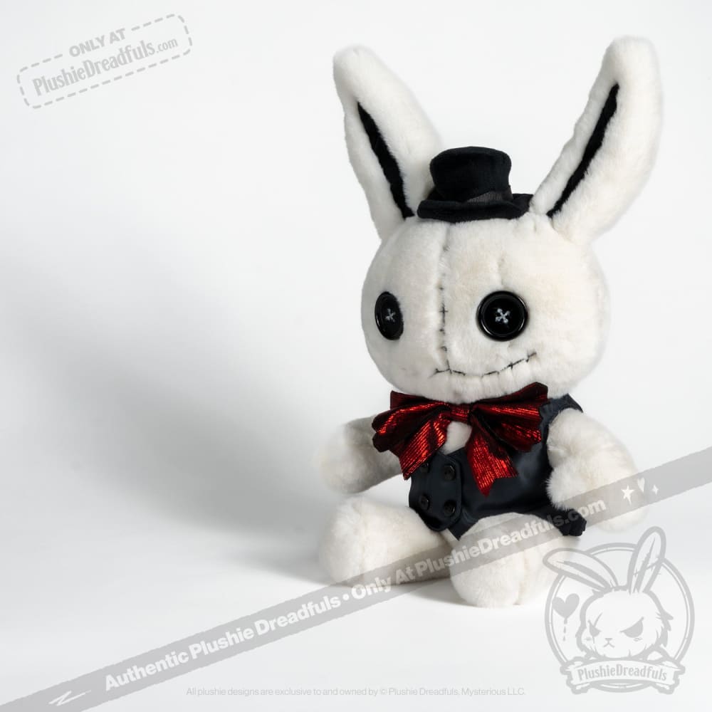 Victorian McGee's White Rabbit - Plush Stuffed Animal