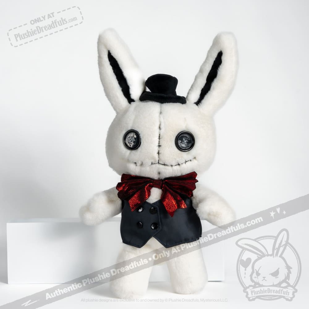 Victorian McGee's White Rabbit - Plush Stuffed Animal