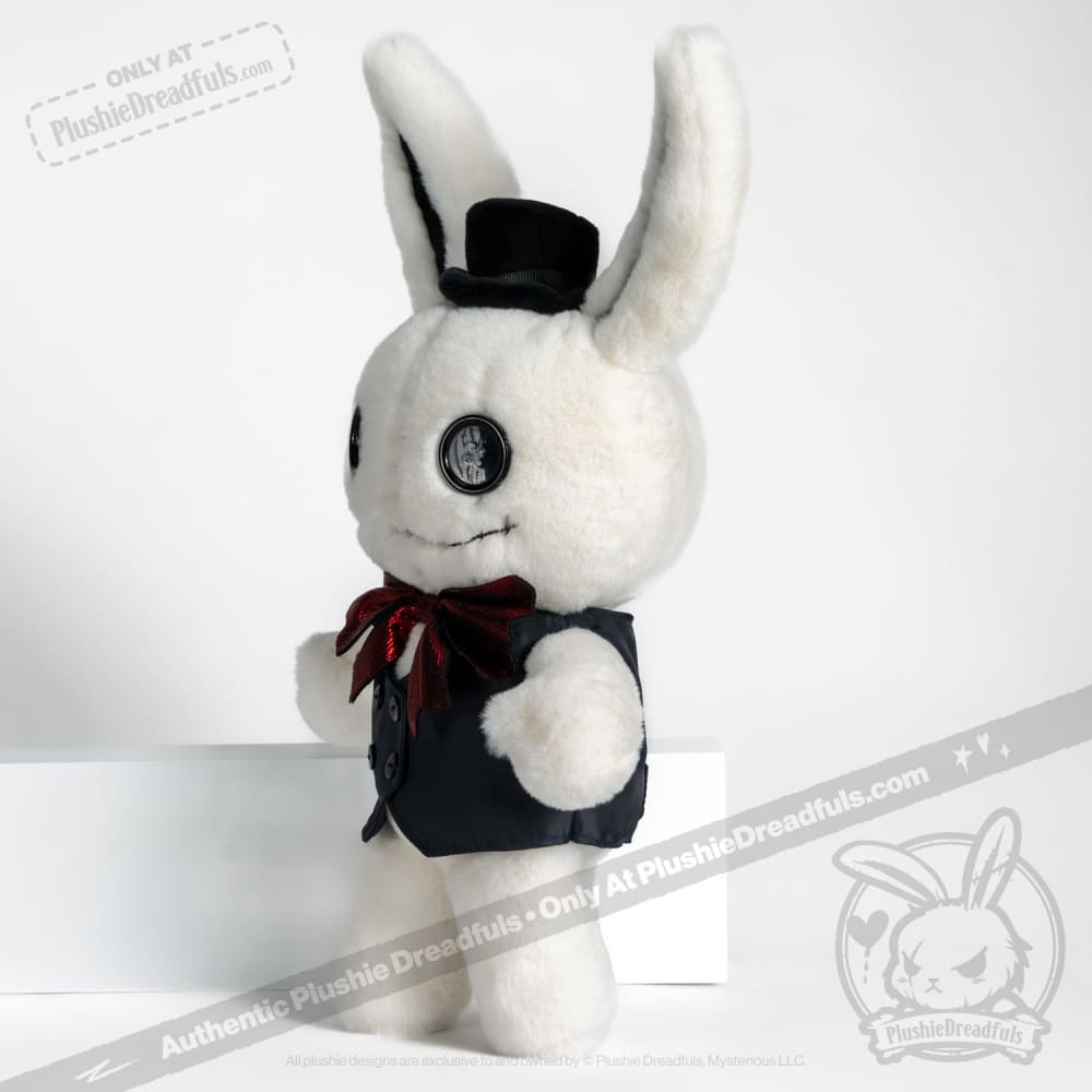 Victorian McGee's White Rabbit - Plush Stuffed Animal