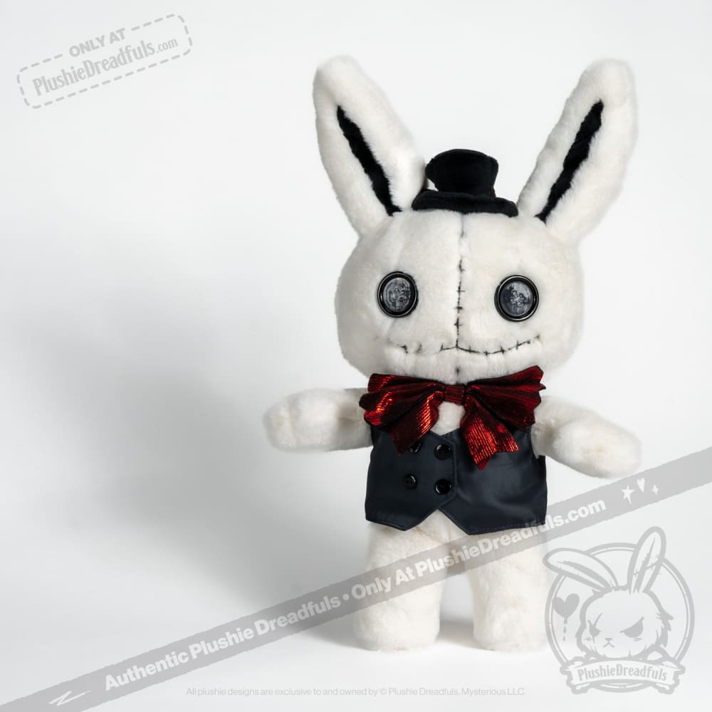 Victorian McGee's White Rabbit - Plush Stuffed Animal