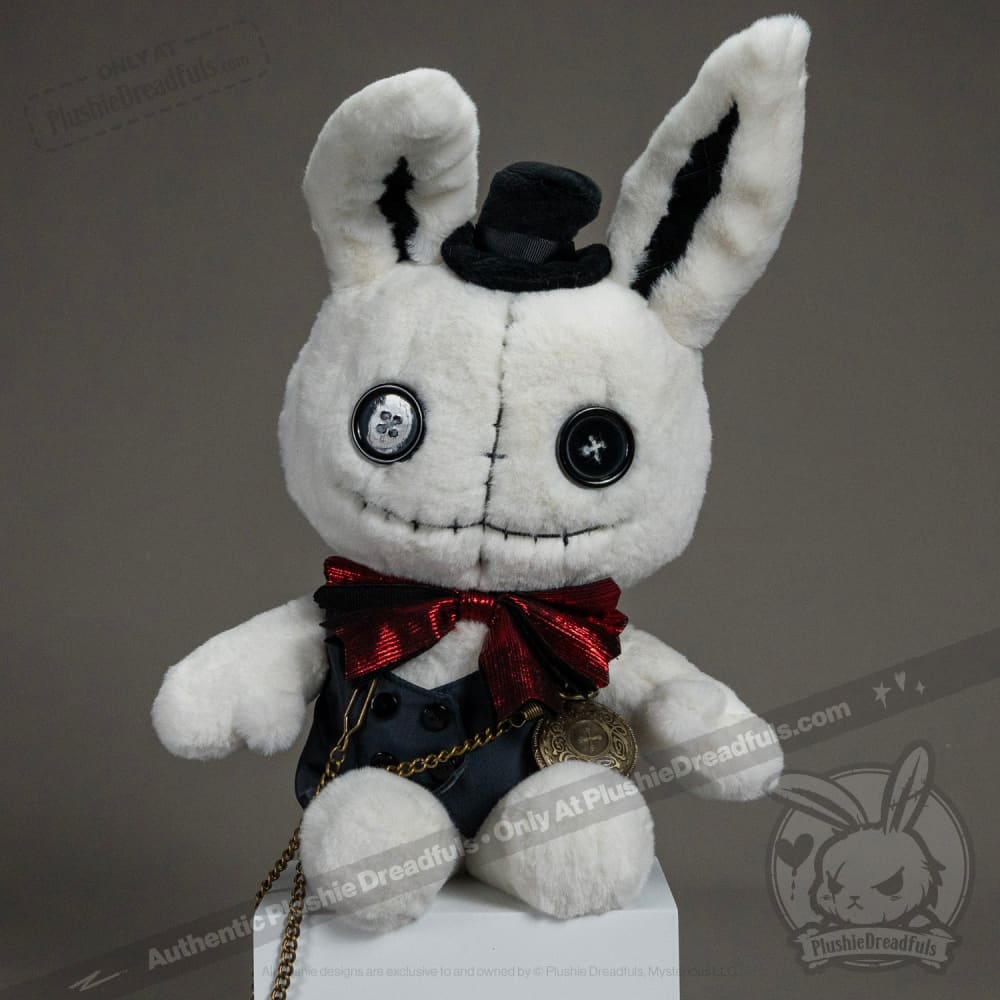 Victorian McGee's White Rabbit - Plush Stuffed Animal