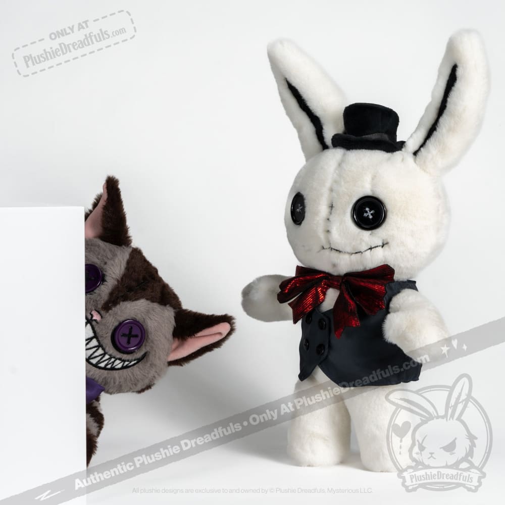 Victorian McGee's White Rabbit - Plush Stuffed Animal