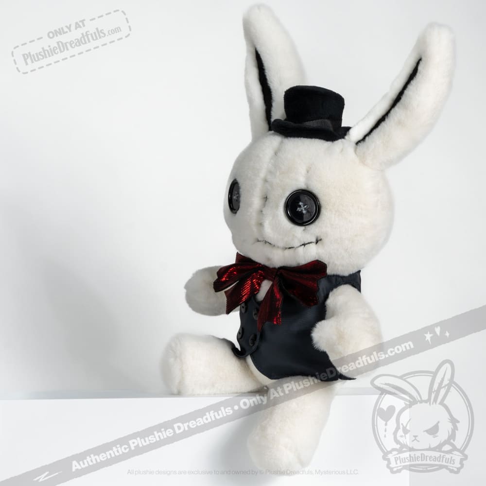 Victorian McGee's White Rabbit - Plush Stuffed Animal